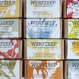 Werfzeep - Vegan Kruidenshampoo blok met gember, calendula en hop - 100 gr