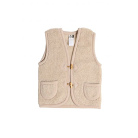 Alwero - Bodywarmer vest in wol - Alpen Junior - English Tea - 128/134 