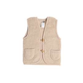 Alwero - Bodywarmer vest in wol - Alpen Junior - English Tea - 80/86, 104/110, 128/134 , 140/146