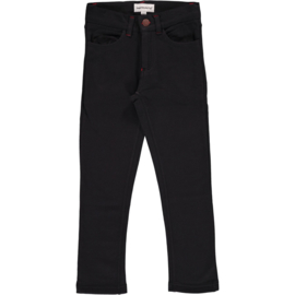 Maxomorra - Softpants in soepele sweatstof - Black in 98/104 en 110/116
