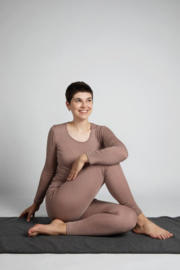 Engel Natur - Dames Longsleeve in bio merinowol met zijde - Dusty Rose -  op voorraad in 34/36, 38/40, 42/44 of 46/48