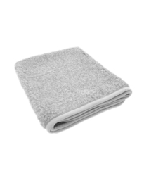 Alwero - Deken thumbled in 100% wol - 100 x 140 cm - Lichtgrijs