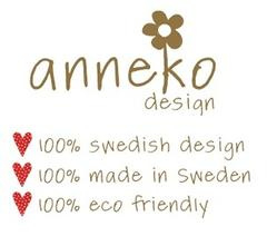 Anneko Design - Wenskaart met zaailint - Rondjes oranje met 1 hartje