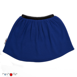 Manymonths - Princess skirt Rok in merinowol - Jewel Blue