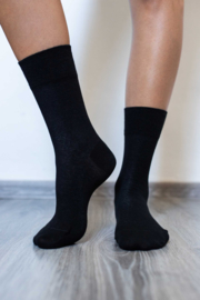Be Lenka - Barefoot sokken met ergonomische vorm, in dun en zacht katoen - Zwart in 39/42 of  43/46
