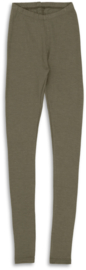 Engel Natur - Dames Leggings in bio merinowol met zijde - Olive groen - op voorraad in 42/44 of 46/48