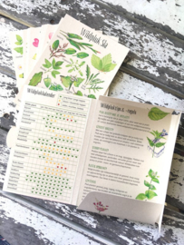 Postkaart - Set van 12 kaarten met Wildpluk Recepten - Tanja Hilgers