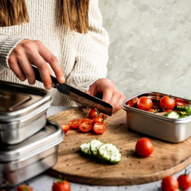 Eco Brotbox - Food Container RVS - Yumi S - Lekvrij - 500 ml