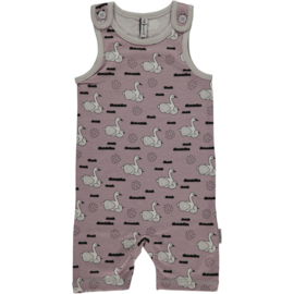 Maxomorra - Playsuit Short - Swan baby pond in 50/56, 62/68, 86/92