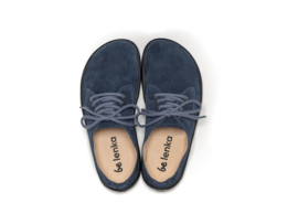 BeLenka - Barefoot Schoenen, unisex - City- Suede, Navy - 40