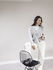 Alwero - Unisex Bodywarmer vest in wol - Tyb light - Grijs - maat XS / S / M (valt ruim)