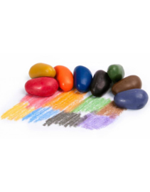 Crayon Rocks - Krijtjes in een kartonnen kraft doos - 32 kleuren, 64 stuks