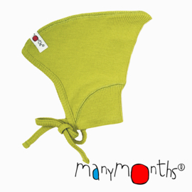 Manymonths - Pixie muts in merinowol - meegroeimaat 0 tem 6 à 9 maanden - Sweet Apple