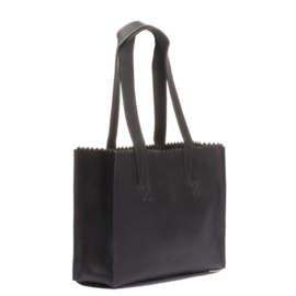 MYOMY - My Paper Bag Handtas met rits - Off Black (zwart)