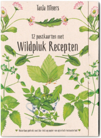 Postkaart - Set van 12 kaarten met Wildpluk Recepten - Tanja Hilgers