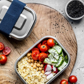 Eco Brotbox -Food Container RVS - Yumi M - Lekvrij - 700 ml