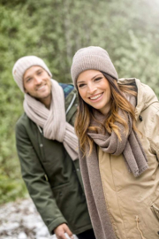 Fellhof - Muts in merinowol Dachstein - Unisex - Kleur Aarde