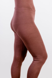 Engel Natur - Dames Leggings in bio merinowol met zijde - Copper -  op voorraad in 42/44