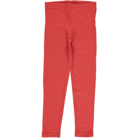 Maxomorra - Leggings organic cotton - Rusty Red in  122/128 en 134/140