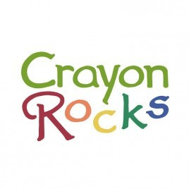 Crayon Rocks - Krijtjes in een ecru katoenen zakje - 32 stuks