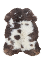 Fellhof - Ijslandse schapenvacht lamsvacht, langharig, natuur gevlekt - 100-110 cm - PRE ORDER MET 10% KORTING