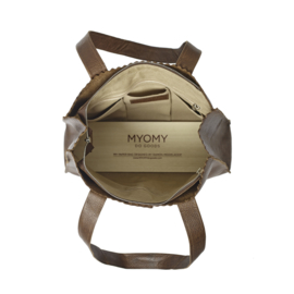 MYOMY - My Paper Bag Handtas met rits - Blond