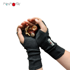 Manymonths MaM - Unisex vingerloze handschoenen / polswarmers in merinowol  - Nutty Granola