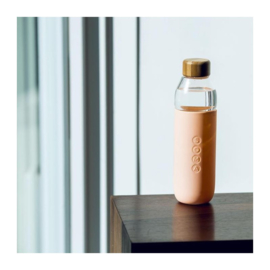 Soma - Fles in glas met silicone sleeve - Blush