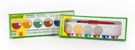 Oekonorm - Verfdoos waterverf - 6 kleuren