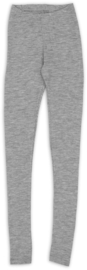 Engel Natur - Dames Leggings in bio merinowol met zijde - Lichtgrijs melange -  op voorraad in 34/36, 42/44 en 46/48
