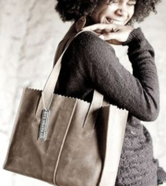 MYOMY - My Paper Bag Handtas met rits - Off Black (zwart)