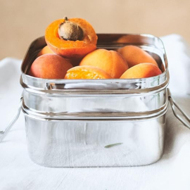 Eco Brotbox - Lunchbox XL - Cube - Tweedelig - 1 L