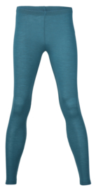 Engel Natur - Dames Leggings in merino wol - Turquoise - Laatste in deze kleur, in maat 34/36