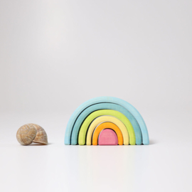 Grimm's - Kleine regenboog / tunnel, pastel kleuren, 6-delig - 10701 (10761)