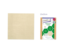 Beeskin - Bijenwasdoek biokatoen - Medium 25x25 cm - Natural