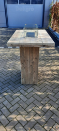 Vuurstatafel 80x120cm Gebruikt steigerhout