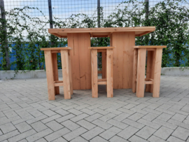 Sta tafel 80x180 met kruk Easy