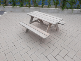 Kinder-picknicktafel Nikki Grey wash