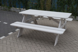 Picknicktafel Springbreak White wash steigerhout