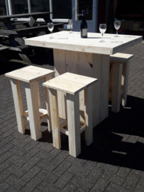 Sta tafel 80x120 met kruk Easy