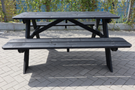 Picknicktafel Springbreak Zwart steigerhout