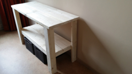 Sidetable met onderplank hoog