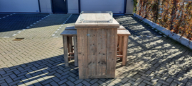 Vuurstatafel set Split zonder rugleuning