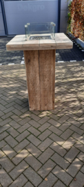 Vuurstatafel 80x80cm Gebruikt steigerhout