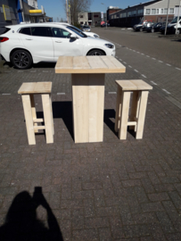 Sta tafel 80x80 met kruk Easy