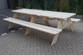 Picknicktafel XL Nieuw steigerhout