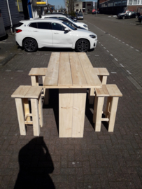 Sta tafel 80x180 met kruk Easy