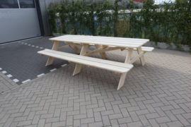 Picknicktafel XL Nieuw steigerhout