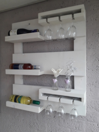 Wijn wandbord klein