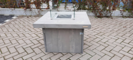 Vuurtafel Tree 80x80cm Grey wash Steigerhout